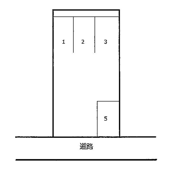 相生増田駐車場の駐車配置図
