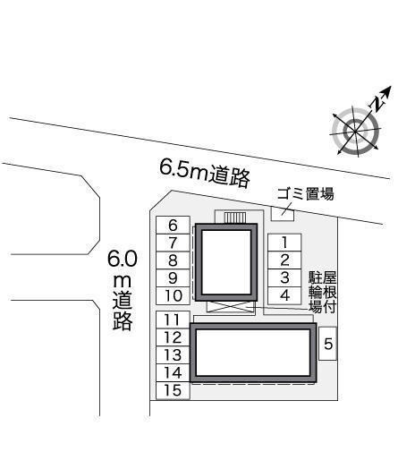 そよ風(25891)の駐車配置図