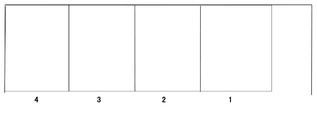 美しが丘3丁目駐車場の駐車配置図
