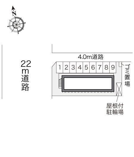 Ｋ(20314)の駐車配置図