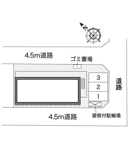ラーク　ヒル(36799)の駐車配置図