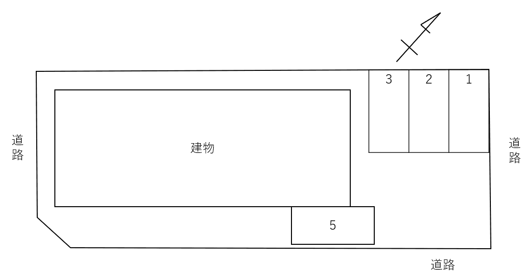 フォーリア都賀の駐車配置図