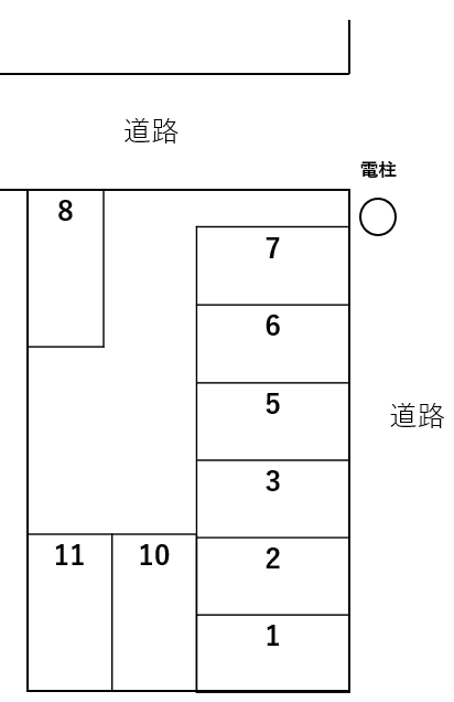 026長良町３丁目の駐車配置図