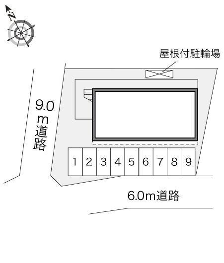 サウス小禄(23914)の駐車配置図