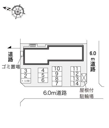 レスポワール(29065)の駐車配置図