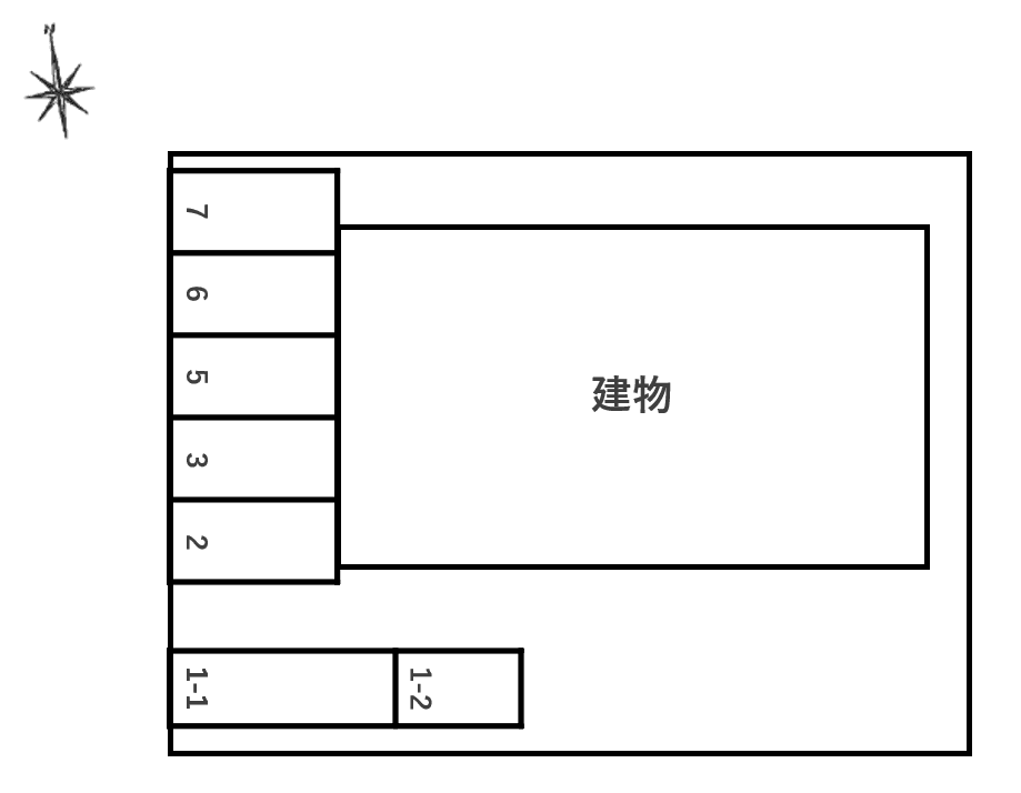 ｂｌｏｏｍの駐車配置図