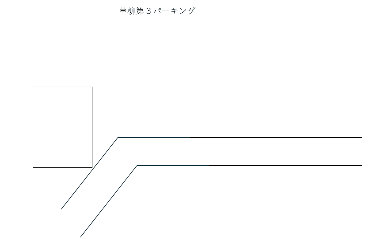 草柳第3駐車場の駐車配置図