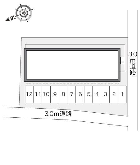 グランドゥール北方(24371)の駐車配置図