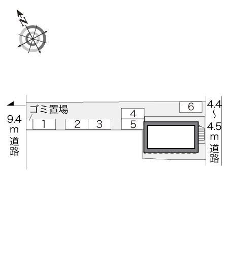 ＣＡＳＡ(20461)の駐車配置図
