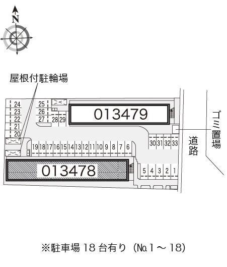 ＢｏｎｈｅｕｒＩ(13478)の駐車配置図