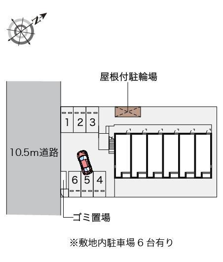 沖台(52666)の駐車配置図