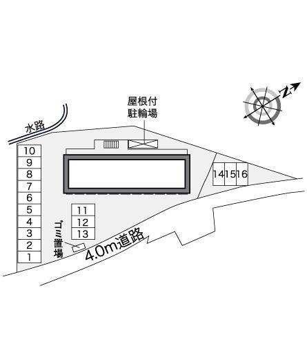 ＳＯＬＥＩＬ(27732)の駐車配置図