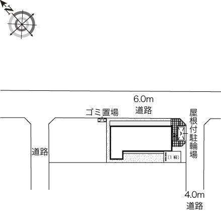メゾン田中Ⅱ(46233)の駐車配置図