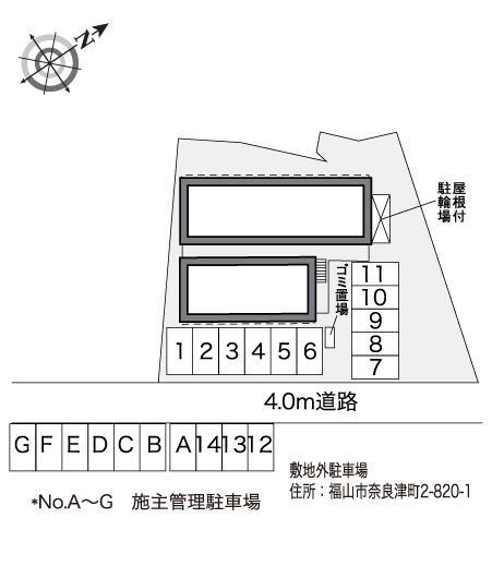 ラヴォラーレ(30734)の駐車配置図