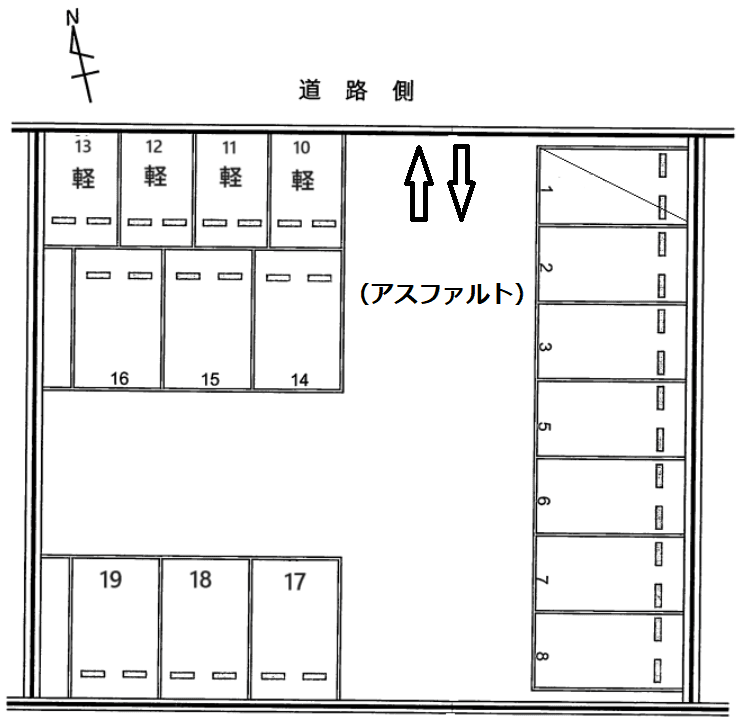 江南-27の駐車配置図