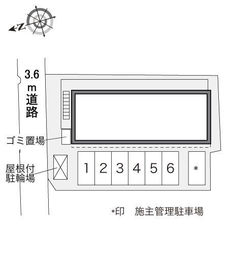 カーサ大和(34209)の駐車配置図