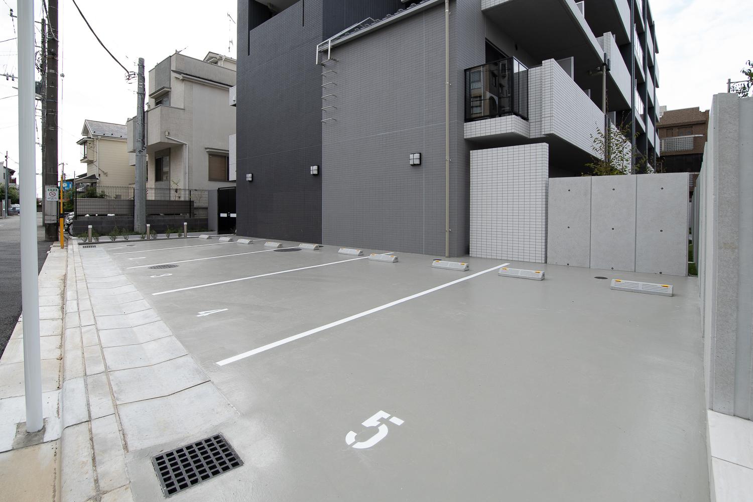 スカイコートグレース調布の外観・駐車場イメージ1枚目