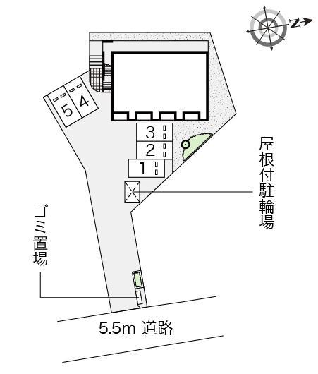 ＲＩＮ(54647)の駐車配置図