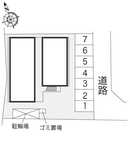 ＭＥ(19402)の駐車配置図
