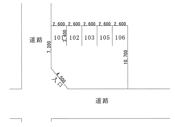 川上町PAの駐車配置図