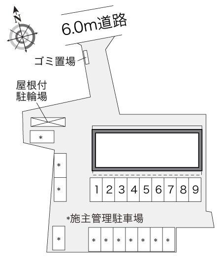 ヴィラ　ノーバ(30833)の駐車配置図