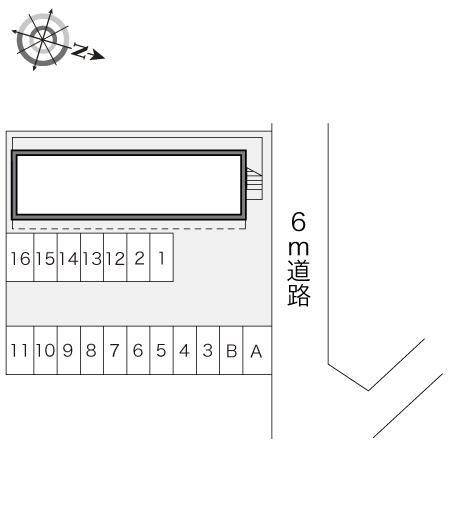マユリカⅡ(15388)の駐車配置図