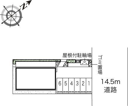 ルポ　アベイユ　西(44410)の駐車配置図
