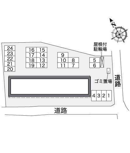 サンシャイン(39111)の駐車配置図