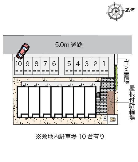 アルページュ(55639)の駐車配置図