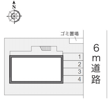 エミノ(13327)の駐車配置図