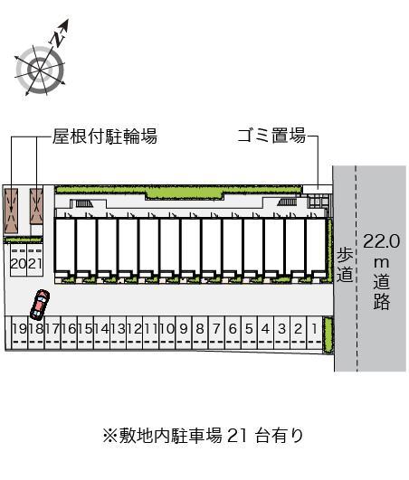 ミランダルナ　ルミエール上尾(57324)の駐車配置図