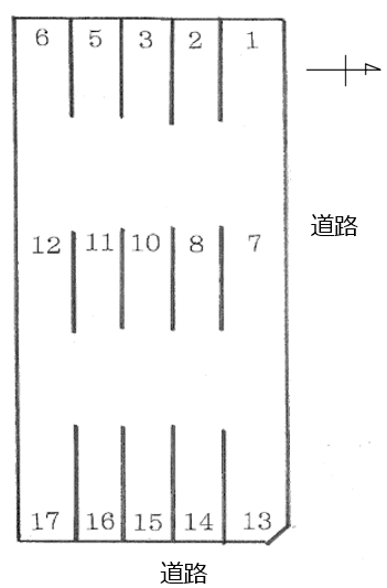P318の駐車配置図