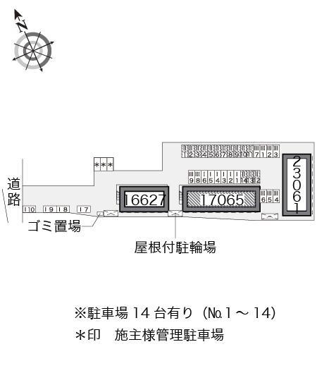 Ｋ２(17065)の駐車配置図