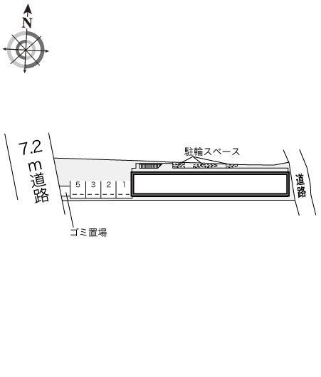 ＬＡ　ＣＡＳＡ(22402)の駐車配置図