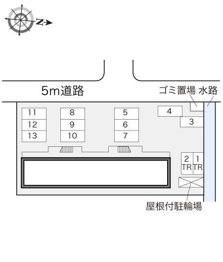 エトワール中庄(11596)の駐車配置図