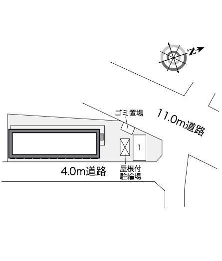 神崎リバーサイド(26816)の駐車配置図