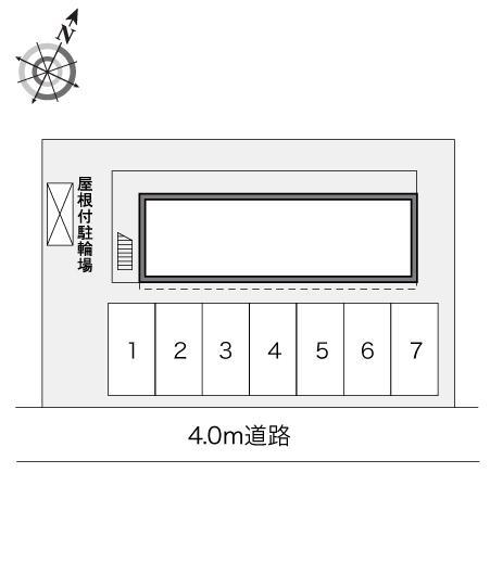 ユータス(24404)の駐車配置図