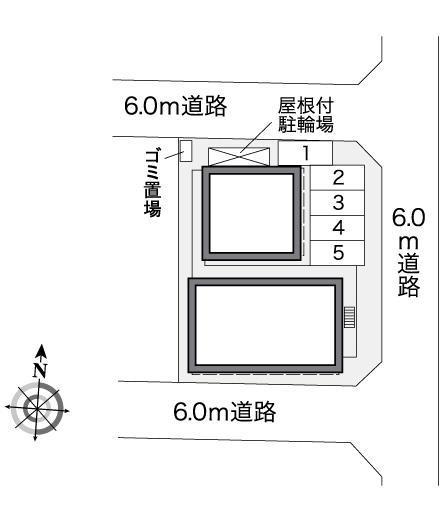 谷山(25172)の駐車配置図
