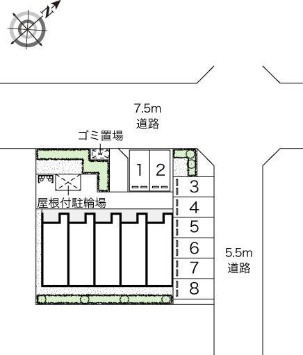 シルバーキャット(45851)の駐車配置図