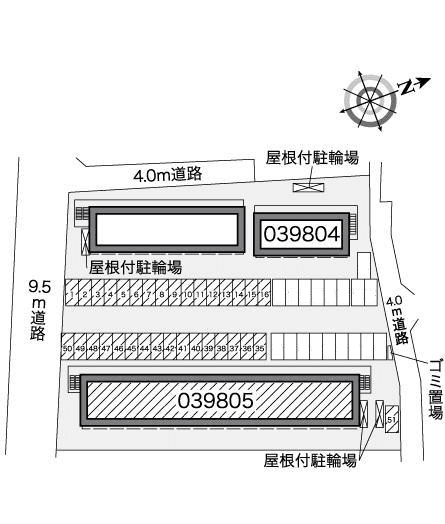 エスポアール(39805)の駐車配置図