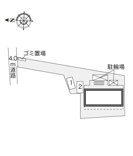 サニーコート(31558)の駐車配置図