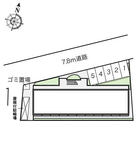 和泉Ⅱ(17042)の駐車配置図