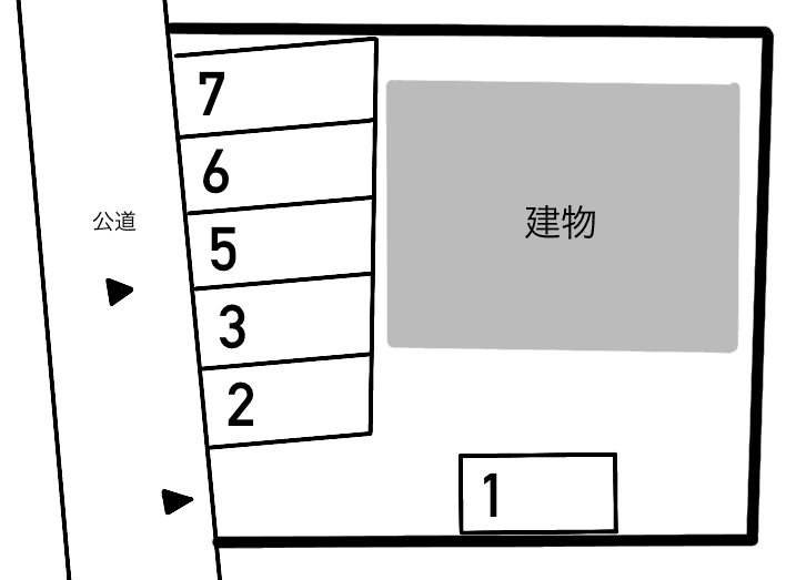 Ｌｉｐｕｌの駐車配置図