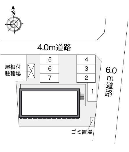 白山(25581)の駐車配置図