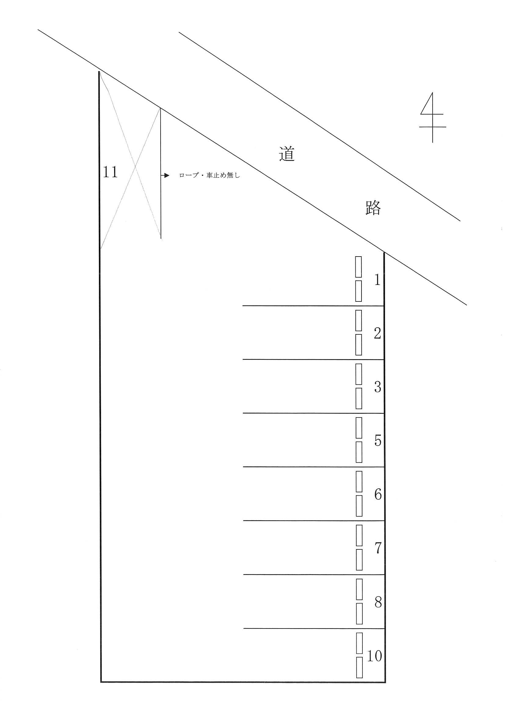 ２１２の駐車配置図