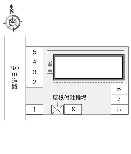 ケイ　オリマ(24123)の駐車配置図