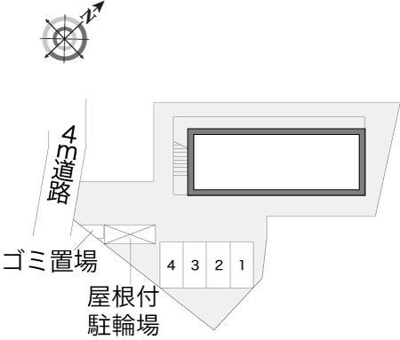 カワシマ(13869)の駐車配置図