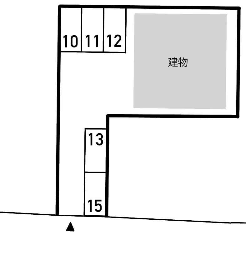 グランパルク別駐車場の駐車配置図