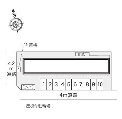 セリティー湘南(10991)の駐車配置図