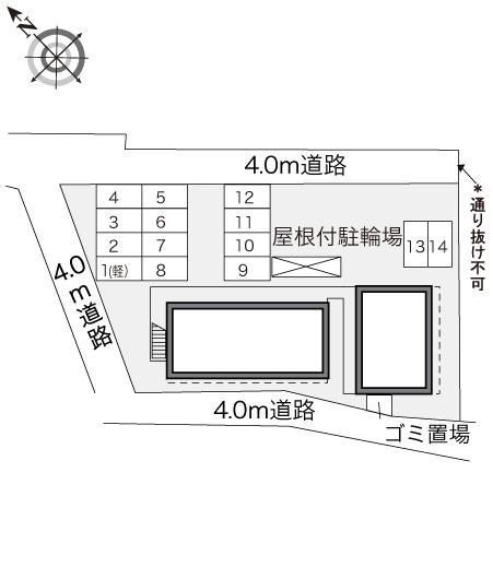 パークサイドヒルズ(24779)の駐車配置図